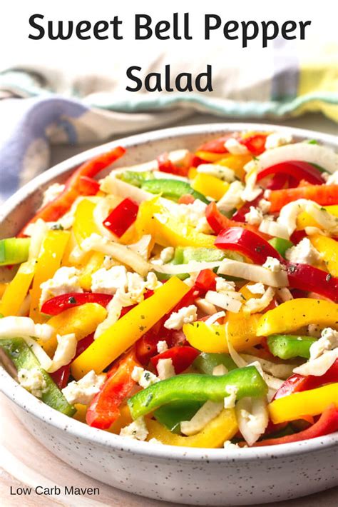 sweet-bell-pepper-salad-low-carb-maven image