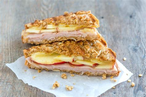 granola-crusted-apple-and-turkey-panini image