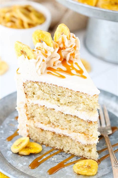caramel-banana-layer-cake image