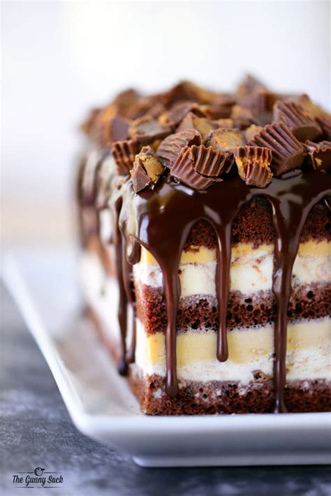 peanut-butter-cup-ice-cream-cake-the-gunny-sack image