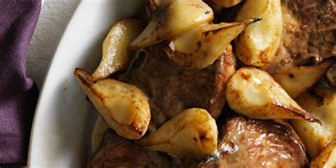 pan-seared-pork-chops-with-rosemary-and-pears image