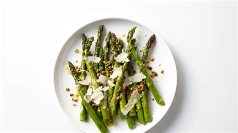 asparagus-with-toasted-seeds-and-mustard-vinaigrette image