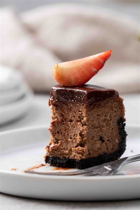 the-creamiest-chocolate-cheesecake-mini image