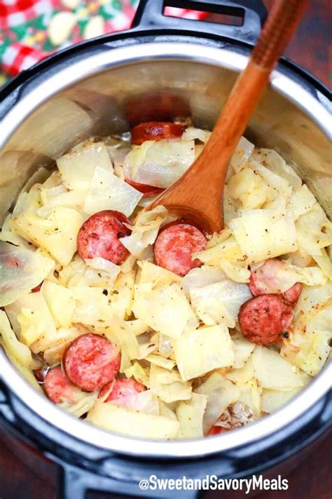 instant-pot-cabbage-and-sausage-video-sweet-and image