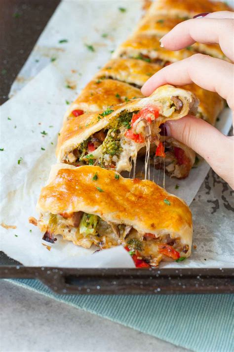 puff-pastry-strudel-with-vegetables-and-cheese-everyday image
