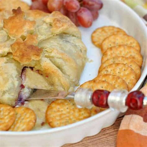 puff-pastry-wrapped-cranberry-brie-shugary-sweets image