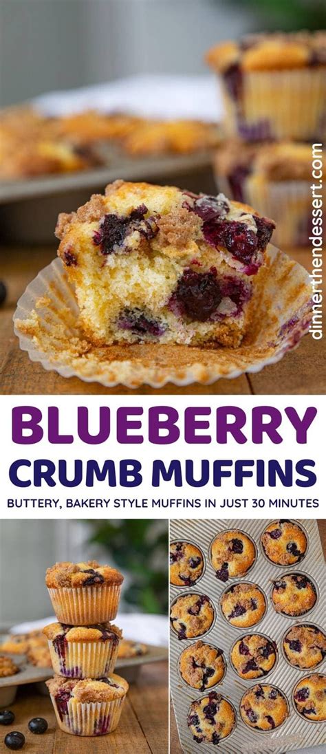 bakery-style-blueberry-crumb-muffins-recipe-dinner image