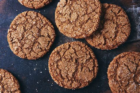 spiced-rye-ginger-cookies-recipe-king-arthur-baking image