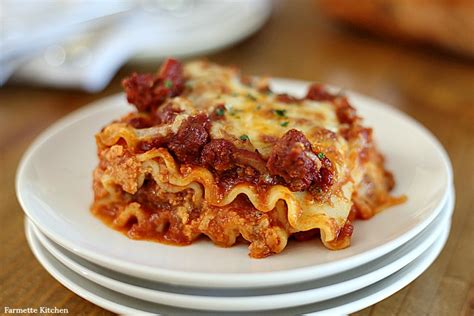 easy-meat-lasagna-recipe-no-ricotta-farmette-kitchen image