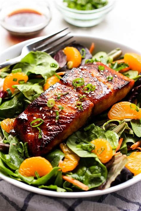 asian-salmon-salad-with-ginger-soy-dressing-joyous image