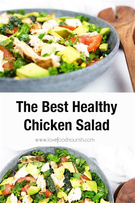 simple-chicken-salad-healthy-easy-love-food-nourish image