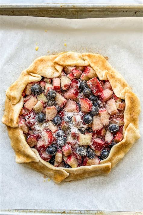 rhubarb-blueberry-galette-this-healthy-table image