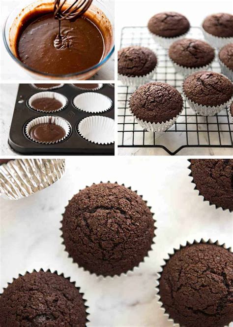best-easy-chocolate-cupcakes-no-stand-mixer image