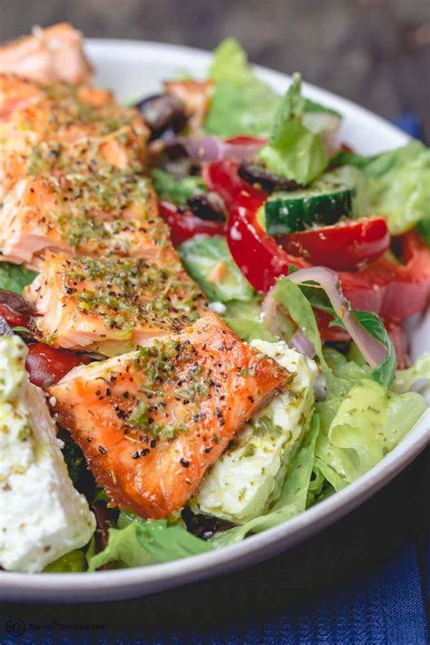 greek-salmon-salad-recipe-the-mediterranean-dish image