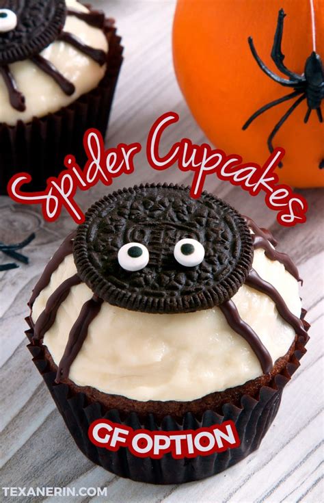 spider-cupcakes-for-halloween-gluten-free-vegan-options image