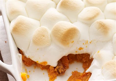sweet-potato-casserole-with-marshmallow-topping image
