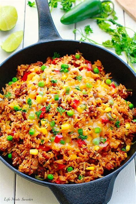 one-pan-mexican-rice-skillet-life-made-sweeter image