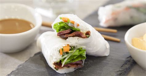 duck-bacon-spring-rolls-with-dipping-sauce image