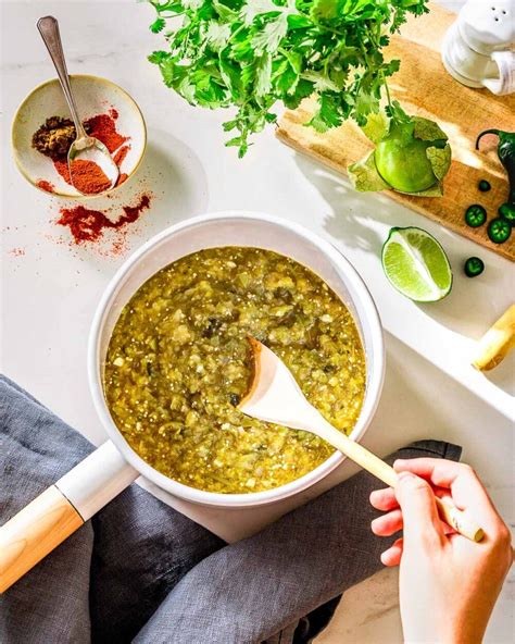 canning-salsa-verde-made-with-tomatillos-heartbeet image