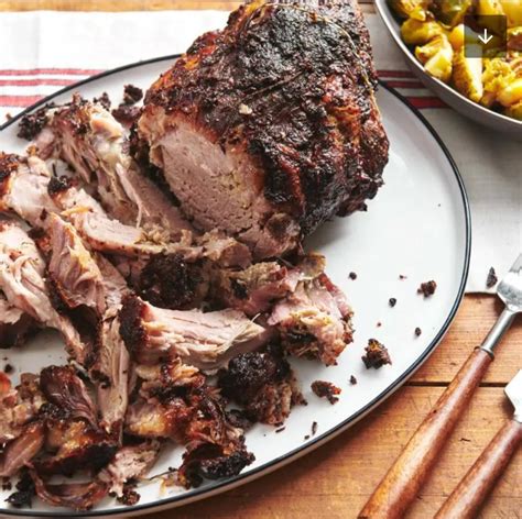 fall-apart-roasted-pork-shoulder-with-rosemary image