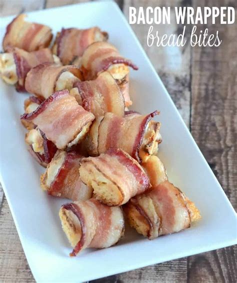 easy-bacon-wrapped-bread-bites-i-heart-naptime image