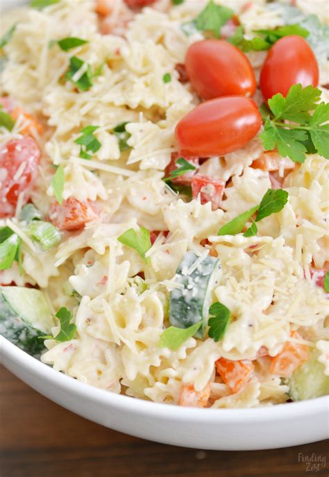 creamy-bowtie-pasta-salad-finding-zest image
