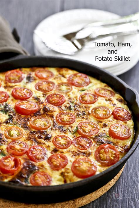 tomato-ham-and-potato-skillet-roti-n-rice image