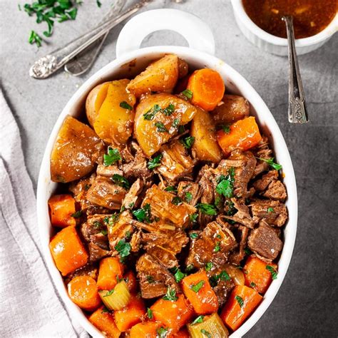 instant-pot-beef-pot-roast-with-gravy-chew-out-loud image