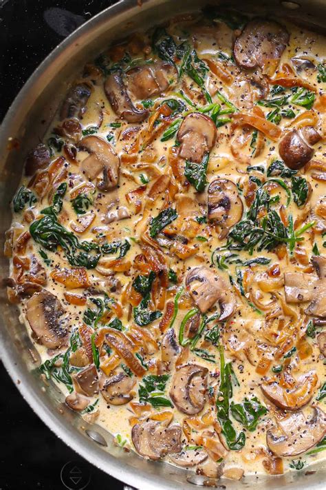 sauted-spinach-mushrooms-and-caramelized-onions image
