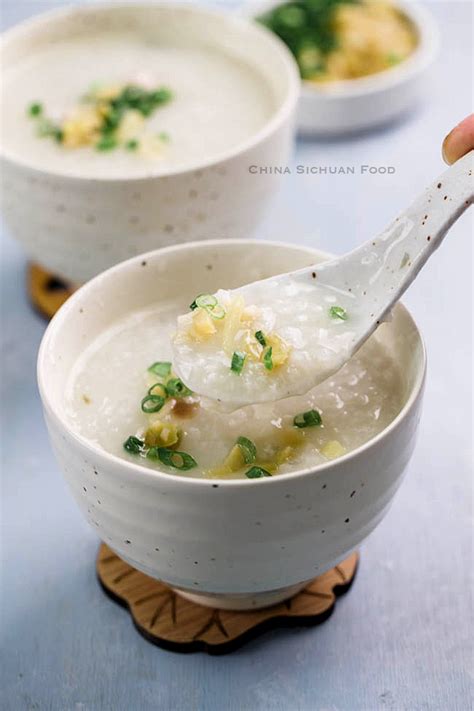 how-to-make-congee-rice-porridge-china-sichuan image