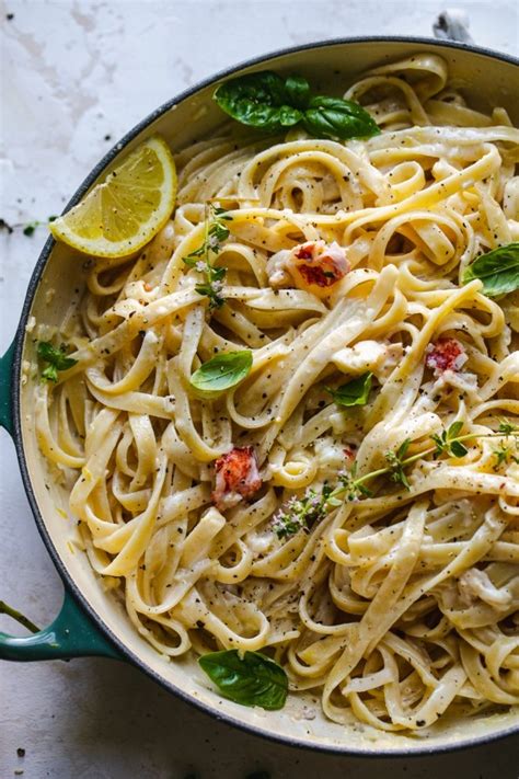 creamy-lemon-pasta-with-lobster-the-best image
