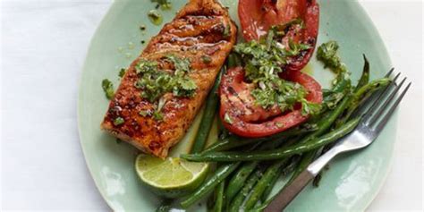grilled-cajun-salmon-tomatoes-and-green-beans image