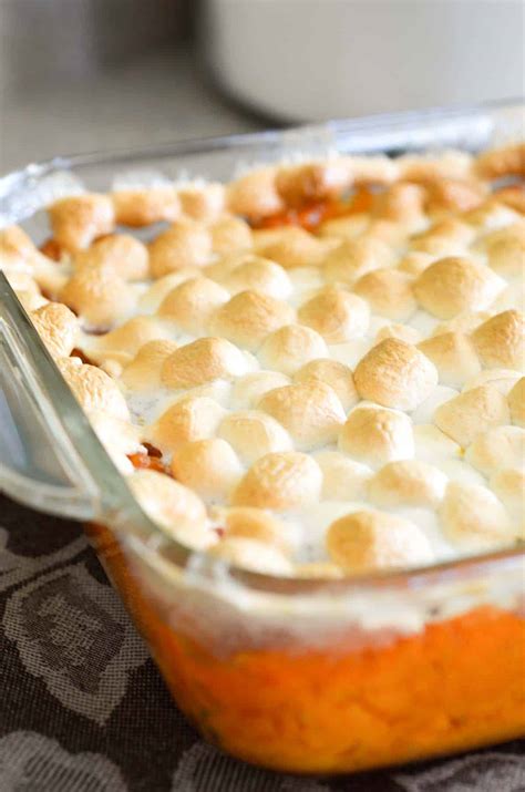sweet-potato-casserole-with-marshmallows-the-best image