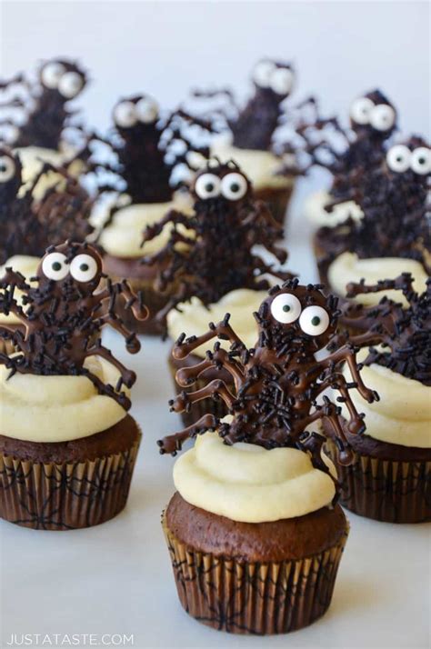 easy-halloween-cupcakes-with-chocolate-spiders-just image
