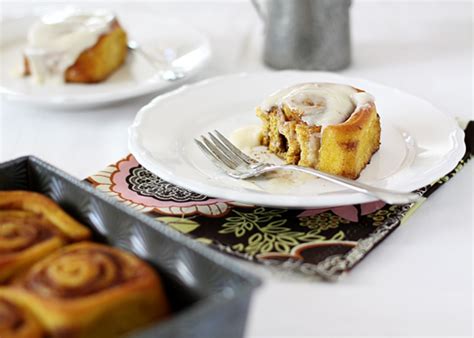 pumpkin-cinnamon-rolls-with-cream-cheese-frosting image
