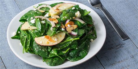 best-spinach-salad-recipe-how-to-make-spinach-salad-delish image