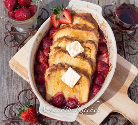 strawberry-coconut-bread-french-toast-art-and-the image