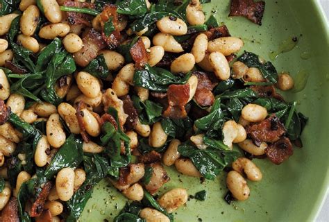 cannellini-beans-with-pancetta-spinach-the-splendid image