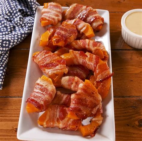 bacon-wrapped-butternut-squash-fries-recipe-delish image