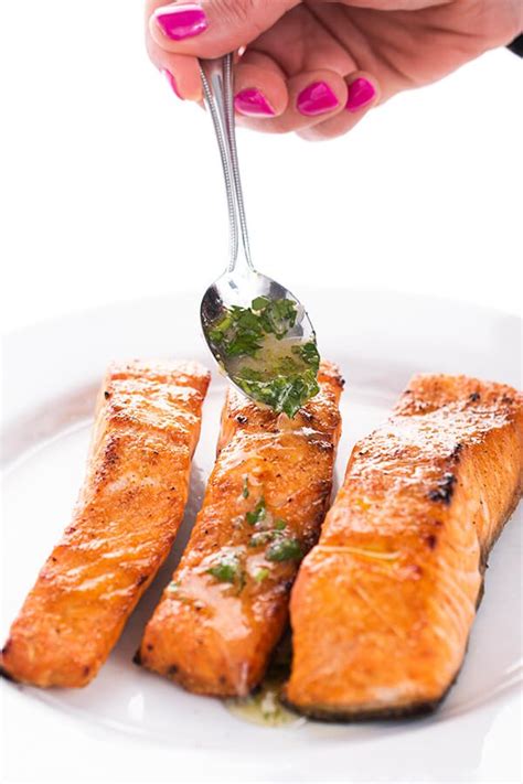 grilled-salmon-with-lemon-garlic-sauce-the-lemon image