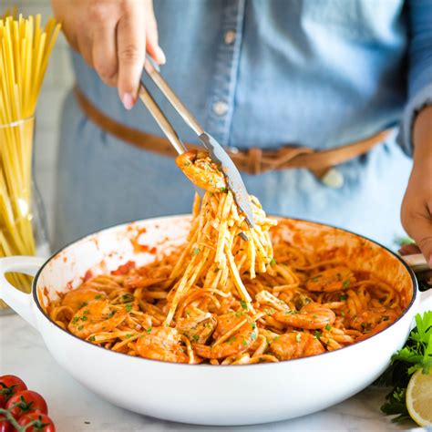 quick-and-easy-seafood-linguine-marinara-the-busy image