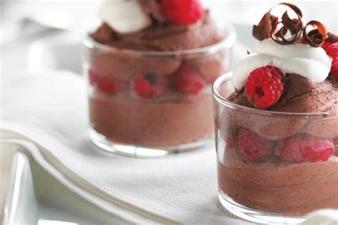 chocolate-mousse-with-raspberries-canadian-goodness image