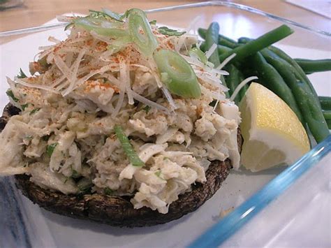 easy-crab-cake-stuffed-portobello-mushrooms image