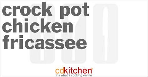 crock-pot-chicken-fricassee-recipe-cdkitchencom image