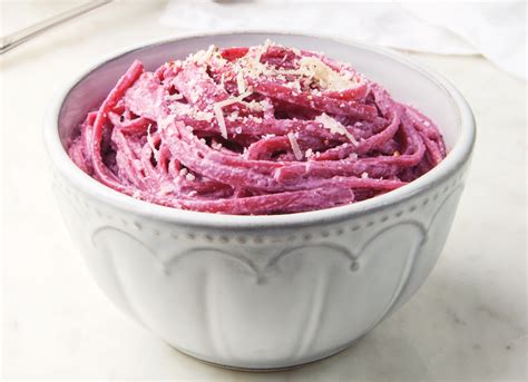 purple-pasta-how-to-make-beet-butter-linguine-food image