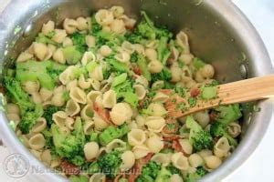 italian-broccoli-bacon-pasta-recipe-natashas-kitchen image