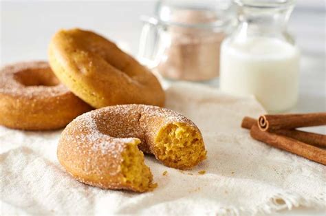 pumpkin-cake-doughnuts-recipe-king-arthur-baking image