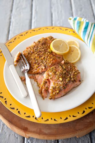 pistachio-crusted-salmon-with-lemon-cream-sauce image