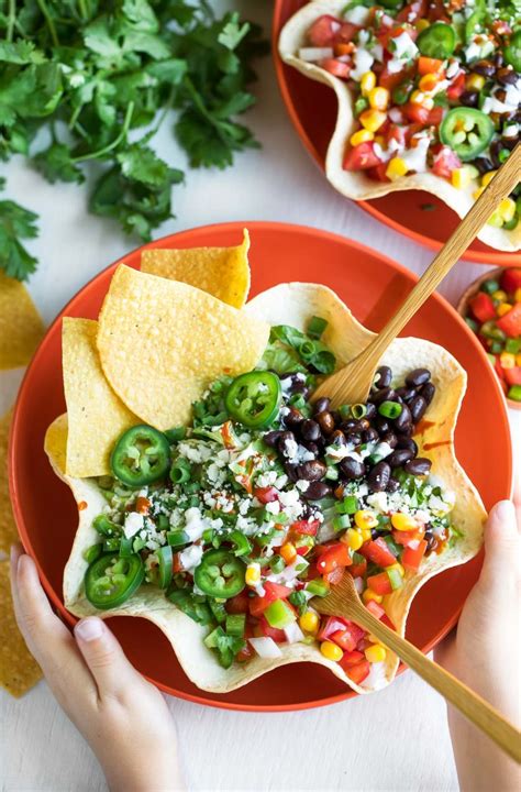 taco-salad-with-homemade-tortilla-bowls-peas-and image