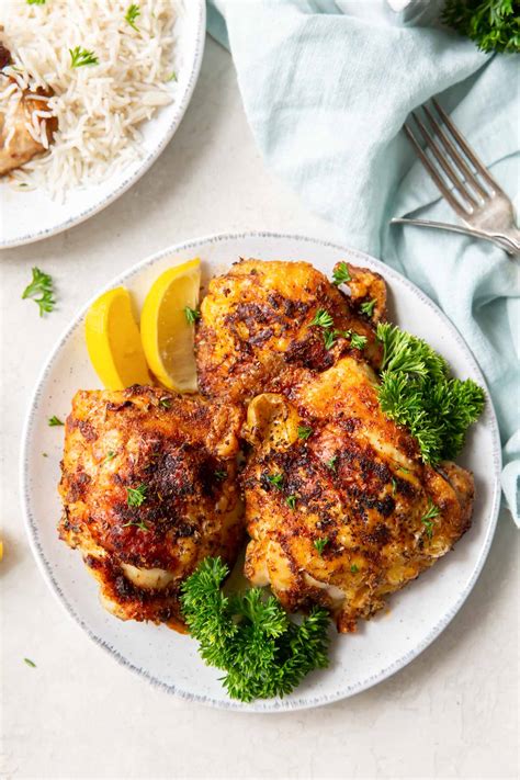 air-fryer-chicken-thighs-so-crispy-and-juicy-kristines image